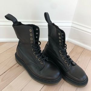 Doc Martens Black Leather Boot Size 5 Womens